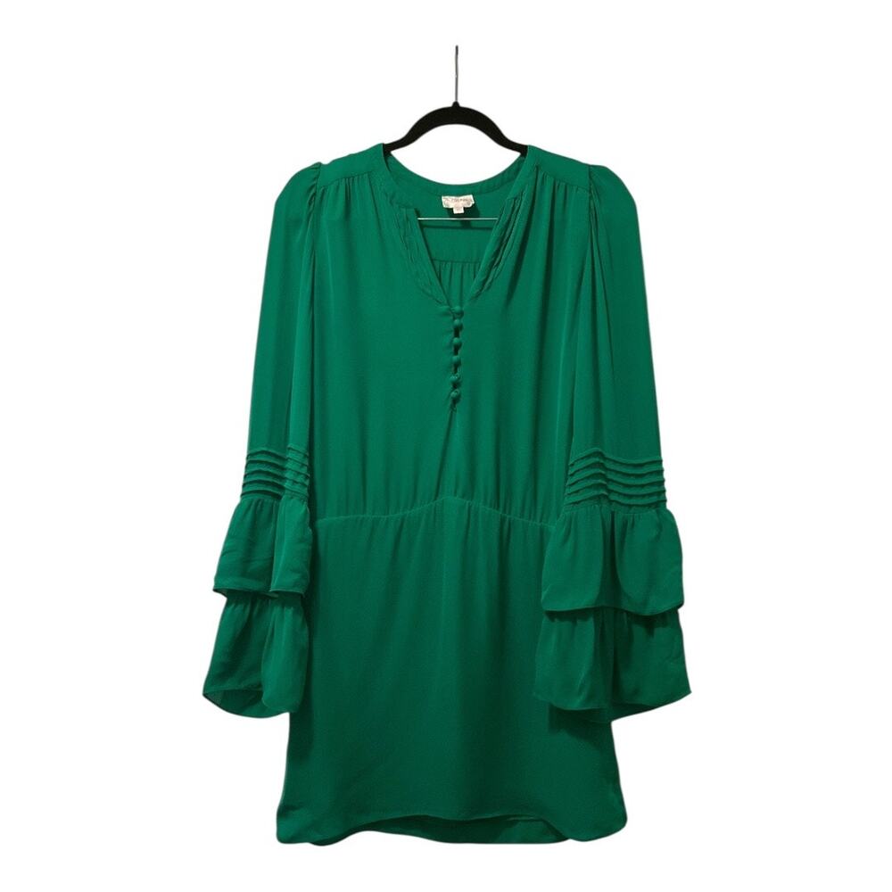 Parker Dress Women Green XS 100% Silk